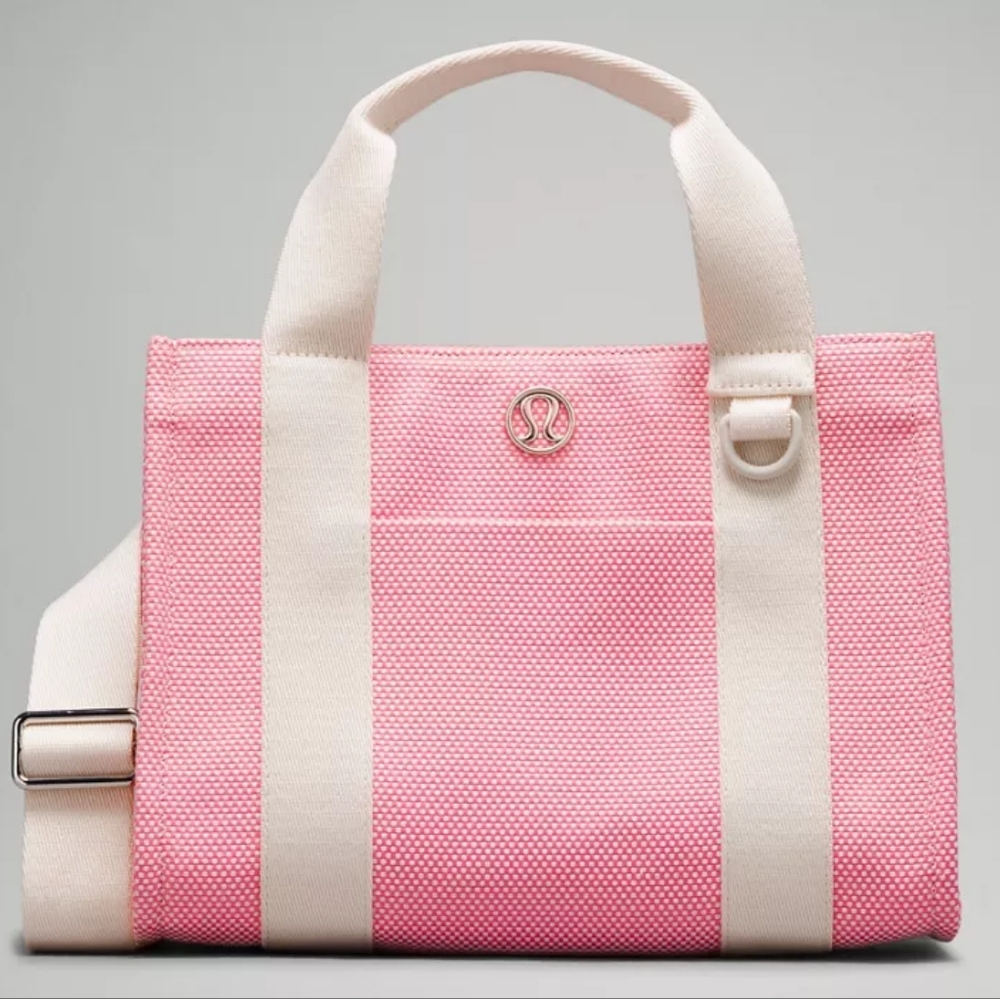 Lululemon two-tone canvas tote 4L
